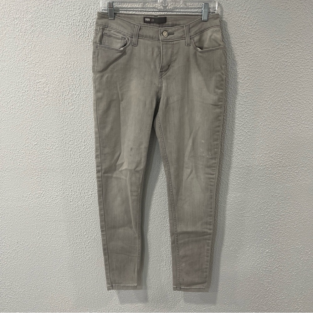 Levi’s Jeans Distressed Gray Relaxed Fit Straight Leg 29x30 But Fit Like 28x29